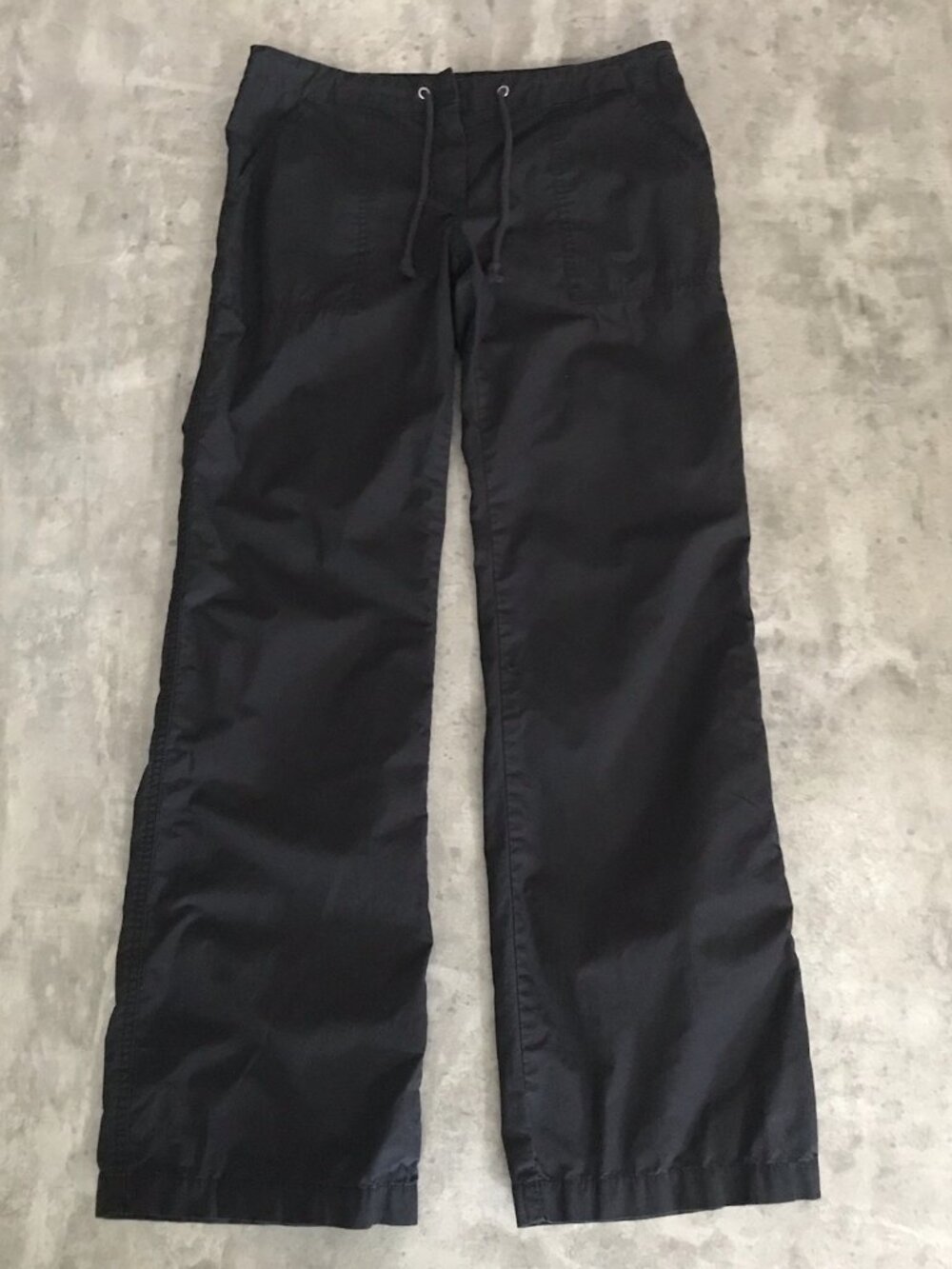 Vintage Y2K London Jean Chino Pant Victoria Secret 4 Black Hip Hugger Flares